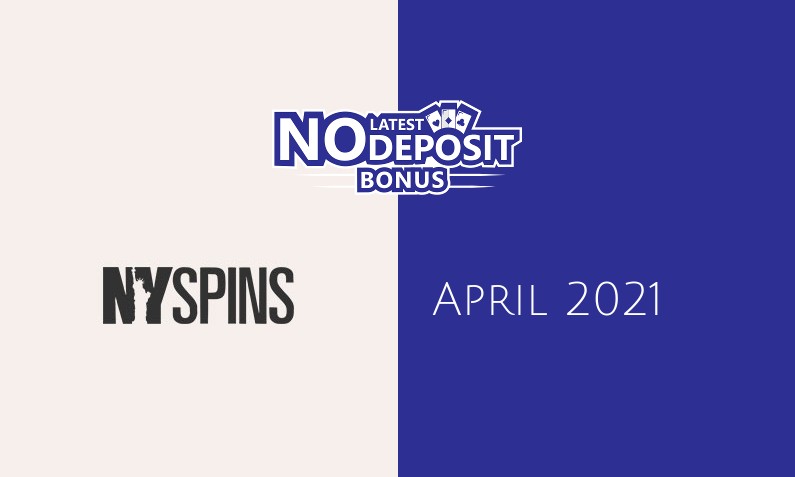 Latest NYSpins Casino no deposit bonus 27th of April 2021